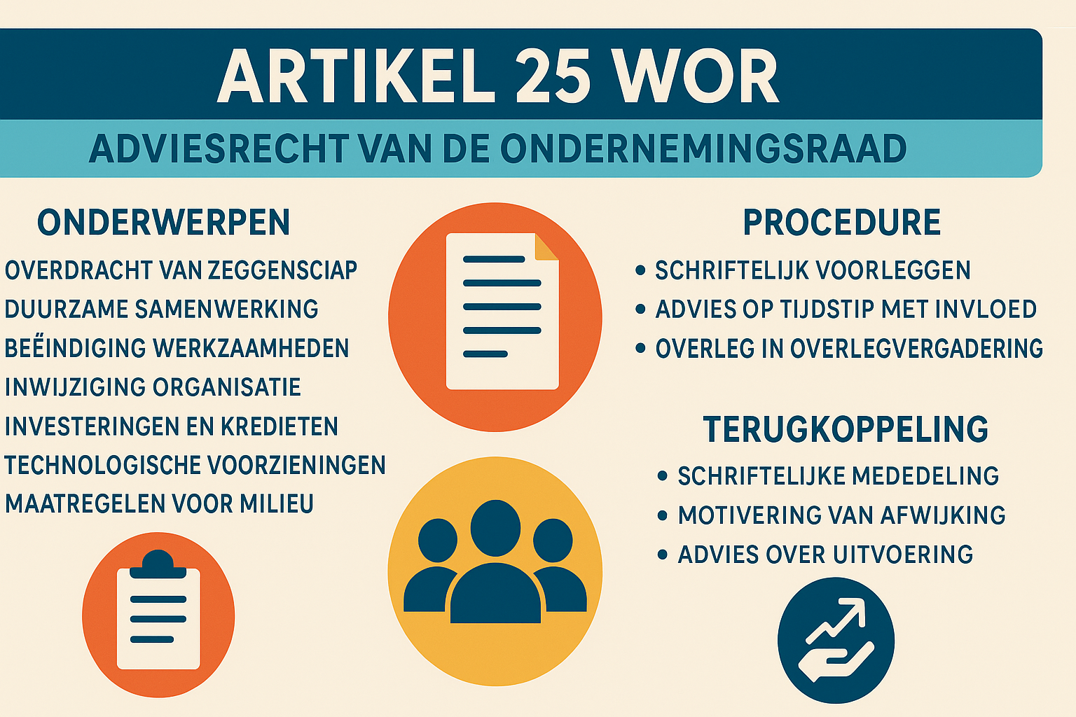 artikel 25 wor samengevat
